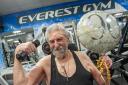 Derek Phillips, who was born on November 21, 1934, is celebrating his 90th birthday with a workout at Everest Gym