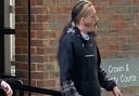 Ricky McWee who has been accused of animal welfare offences, including causing unnecessary suffering to a Reticulated Python, leaving Norwich Magistrates Court.