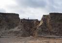 Coastal erosion at Happisburgh. Picture: Danielle Booden