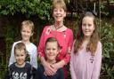 The author with her grandchildren. Photo: Sally Bailey-Young