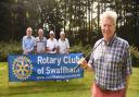 Swaffham Rotary charity fundraising golf day at Swaffham Golf Club. Pictured representing SSAFA are (from left) Neil Broughton, Ian Buttle, John Ebbage, George Bell and The High Sheriff of Norfolk, James Bagge. Picture: Ian Burt