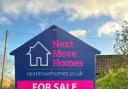 The team at Next Move Homes have launched special house-shaped 'for sale' signs, which they hope will catch people's eye