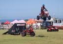 Paul Hannam's Stunt Show on quad bikes at Cromer Carnival 2023