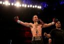 Ryan Walsh with the British featherweight belt