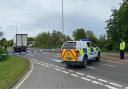 The incident happened on the A148 Holt Bypass