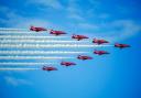 A Red Arrows jet declared a state of emergency over Norfolk