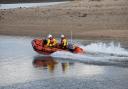 A crew of three volunteers launched from Wells boathouse