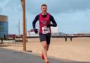 Mark Armstrong, running for Wymondham AC at the Yarmouth 5M race