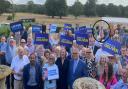 Jo Pearson pictured with the South West Norfolk Conservative association
