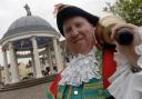 Edwin Godden during his days as town crier in Swaffham