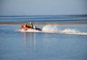 Two paddleboarders got into trouble off Holkham beach