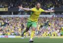 Callum Doyle of Norwich celebrates scoring his side’s 1st goal during the Sky Bet Championship match at Carrow Road, NorwichPicture by Paul Chesterton/Focus Images Ltd