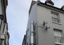 The ventilation shaft outside Lily Mai's Bar and Grill in Cromer