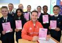 Norwich Paralympic champion Alfie Hewett visits school