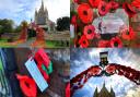 Thousands of poppies on displat at St Mary's Church, at Snettisham