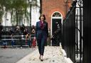 Chancellor Rachel Reeves leaves Downing Street with her ministerial red box before delivering the Budget in the Houses of Parliament