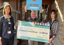 Frank Bithell won the Nightingale House Hospice Lottery jackpot