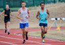 Bhaskar Kumar competing at a track race at the UEA