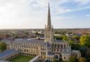 A large fire service presence was expected at the Cathedral for a training exercise