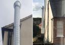 The flue appeared in London Street without planning permission