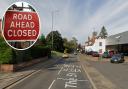 An A140 road closure is to send drivers on a long diversion