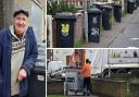 People living in an area blighted by fly-tipping have been educated on how to use bins 'correctly'