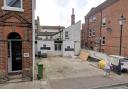 The derelict site that could house flats is for sale