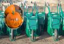 Some of the wheelbarrows were found in Suffolk