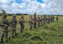 Cadets from East Norfolk Sixth Form College on a training exercise