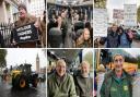 Norfolk farmers travelled from Bradenham to London to protest against 