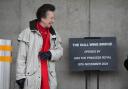 Princess Anne officially opens the Gull Wing bridge in Lowestoft. Picture: Sonya Duncan