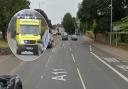 A person has been injured after being hit by a car on St Stephens Road