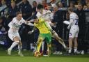 Borja Sainz came in for some close attention but still got on the scoresheet in Norwich City's 4-2 win over Luton