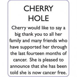 CHERRY HOLE