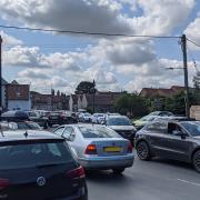 Summer gridlock in Brancaster, where new traffic control measures are set to go out to consultation