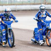 Norfolk's Stars - Ryan Kinsley, left, and skipper Lewis Kerr