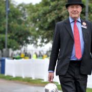 A steward walks along with one of the cups   Picture: SARAH LUCY BROWN