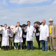 The Shadwell Estate celebrating their success. L-R Richard and Judy Lancaster, Heidi Holder, Maddie Clarke, Tom Biela, Robert Clarke, Christopher Marler, Martha Wixey and Julie Wixey. Picture: SARAH LUCY BROWN