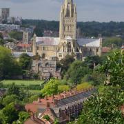 A view over the city from Kett's Heights in Norwich