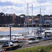 Wells harbour, a town in north Norfolk