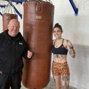 Roni Dean with trainer Graham Everett