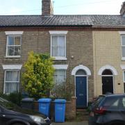 A two-bedroom, mid-terrace house let to students on Bury Street in Norwich sold for £238,000