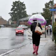 Torrential downpours are expected to hit Norfolk today