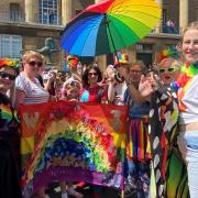 The start of the Norwich Pride 2023 march Picture: Kate Wolstenholme