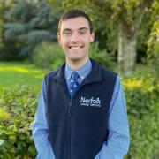 Ben Johnson, chairman of the Norfolk Young Farmers