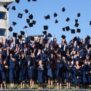 UEA students celebrate their graduation in 2016