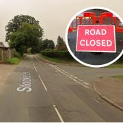 Emergency work to fix a collapsed sewer is expected to delay drivers in a village near Norwich this week