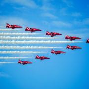 A Red Arrows jet declared a state of emergency over Norfolk