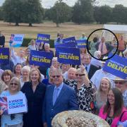Jo Pearson pictured with the South West Norfolk Conservative association