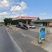 Hillington Service Station, where electric car chargers look set to get the go-ahead